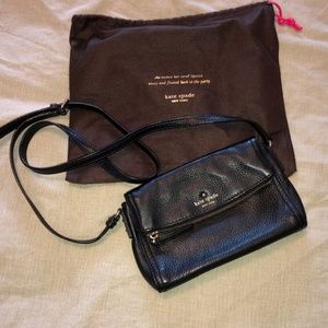 Black Kate Spade Crossbody Bag with Dust Bag